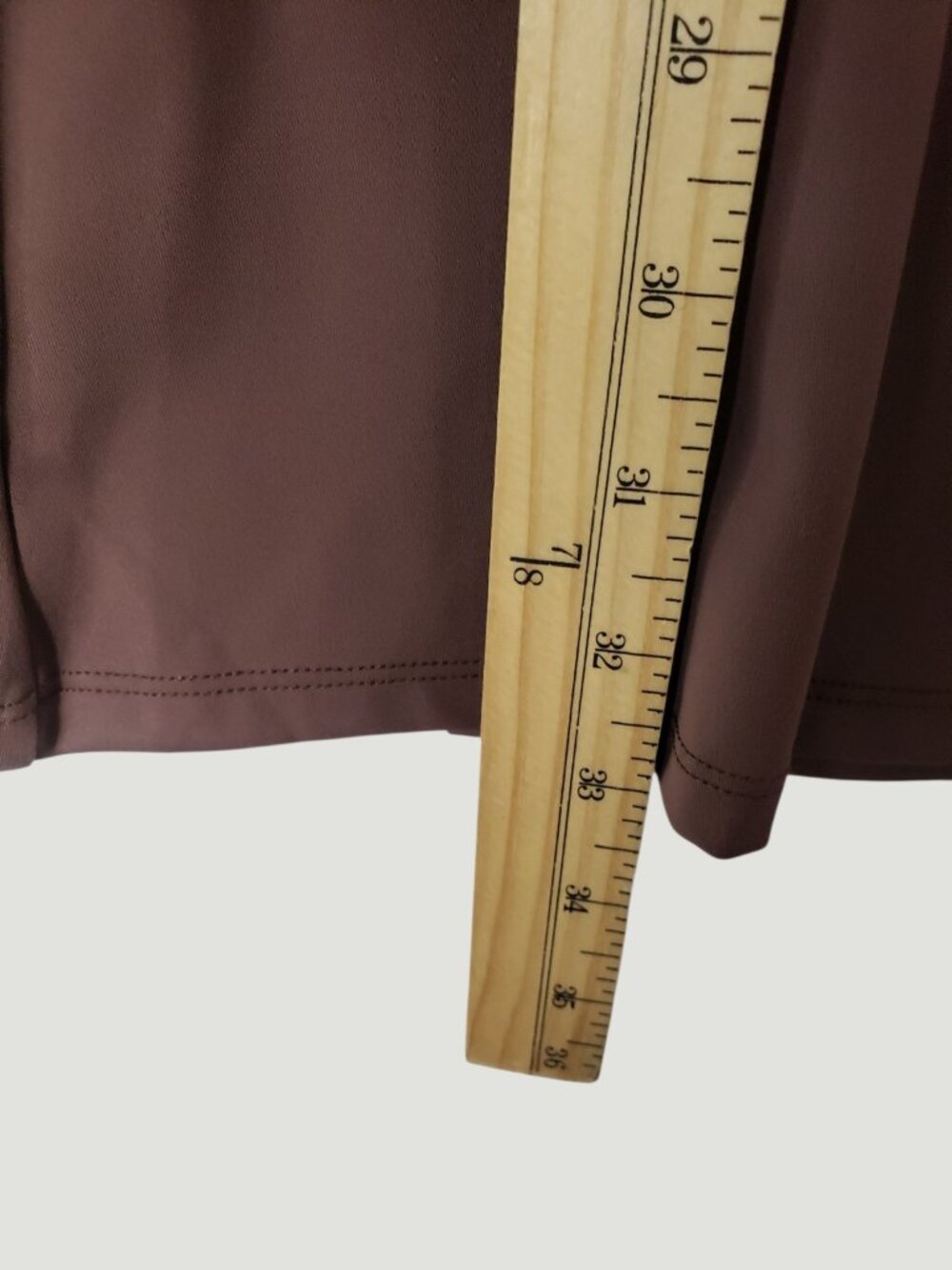QINSEN Womens Tennis/Golf Dress Polo Collar Racer Back  W/Shorts Brown Large - Picture 5 of 15